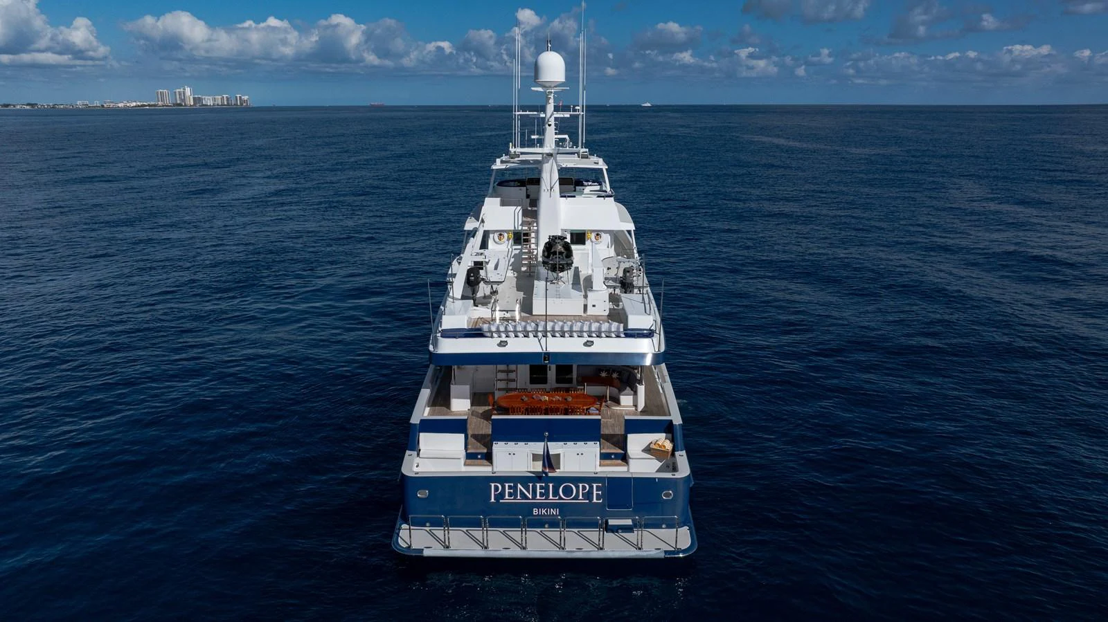 a boat in the water aboard STAMPEDE Yacht for Sale