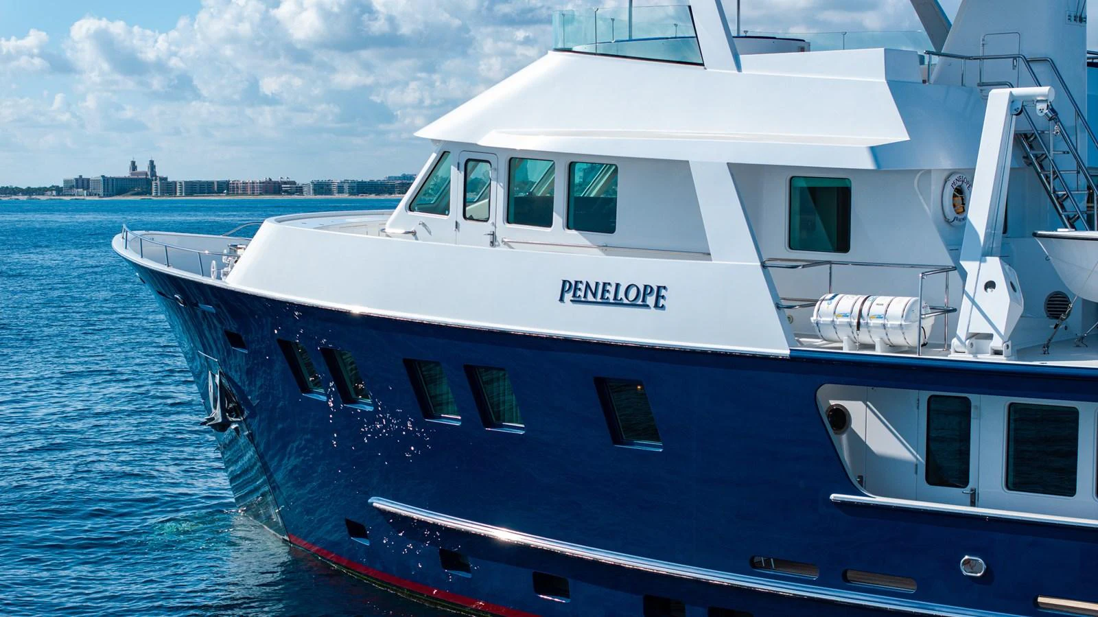a boat in the water aboard STAMPEDE Yacht for Sale