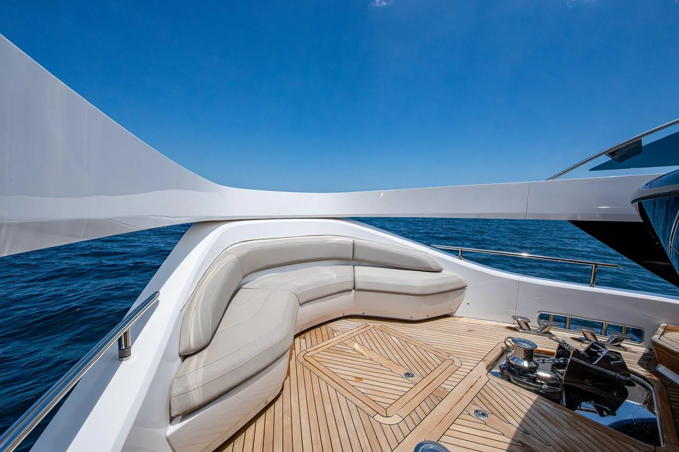 a boat on the water aboard SPLASH Yacht for Sale