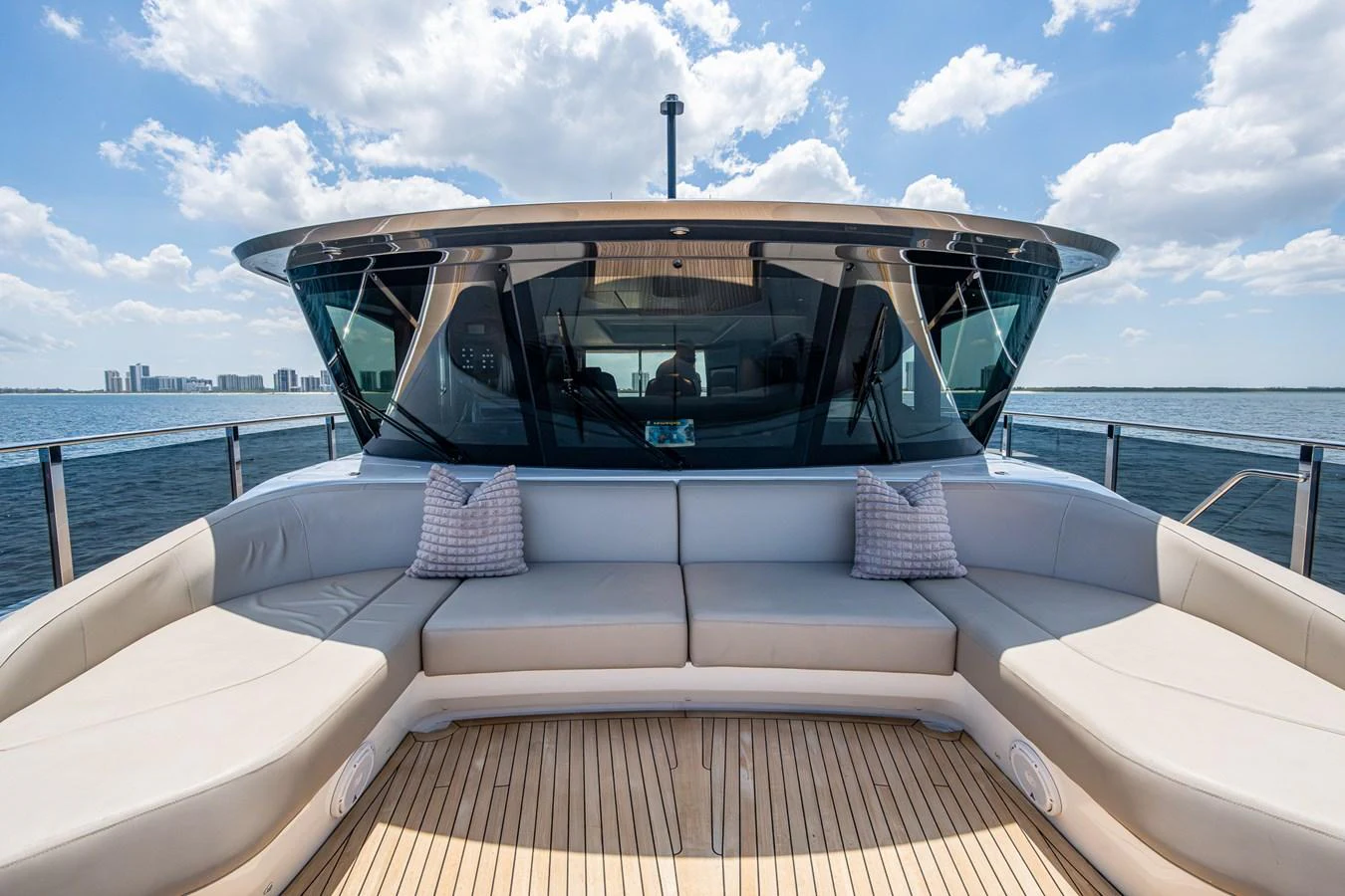 a boat on the water aboard SPLASH Yacht for Sale
