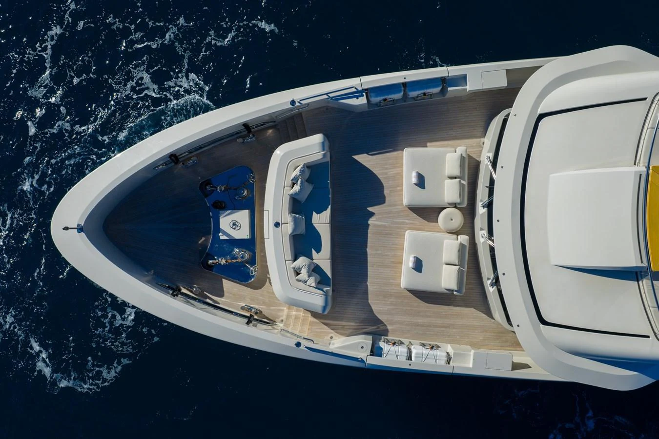 a view of the earth from space aboard STELLAMAR Yacht for Sale