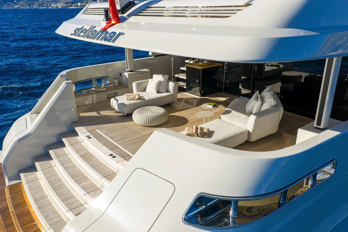 a boat on the water aboard STELLAMAR Yacht for Sale