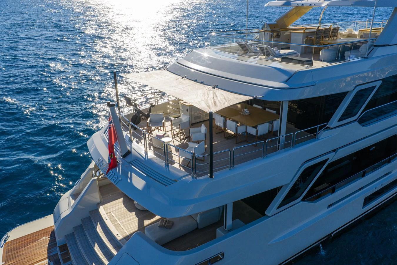 a boat on the water aboard STELLAMAR Yacht for Sale