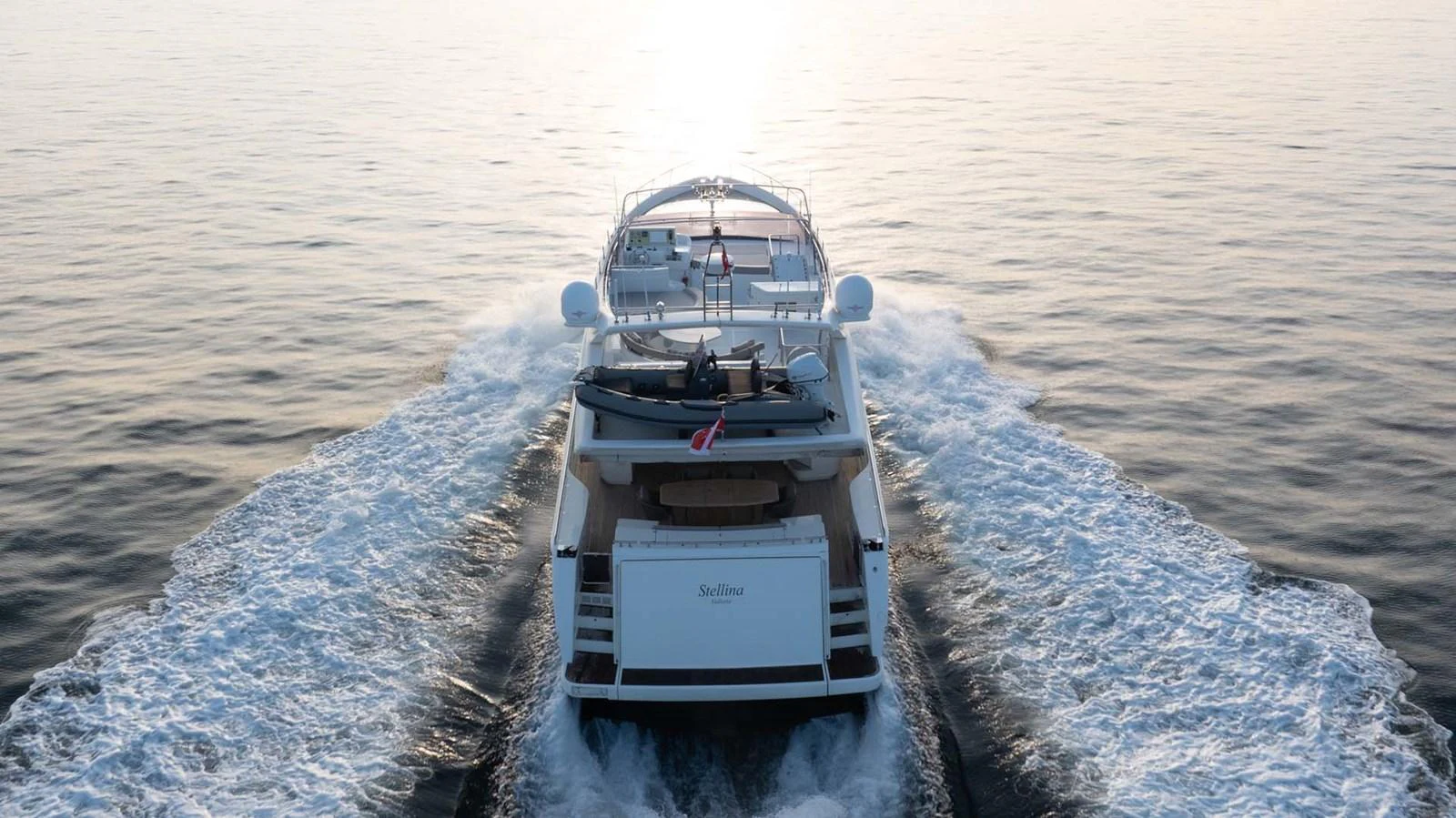 a boat on the water aboard STELLINA Yacht for Sale