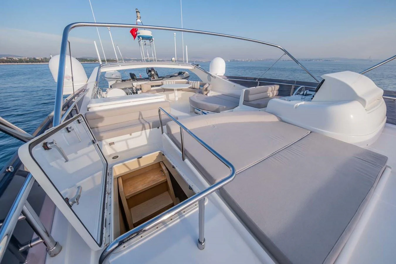 a boat on the water aboard STELLINA Yacht for Sale