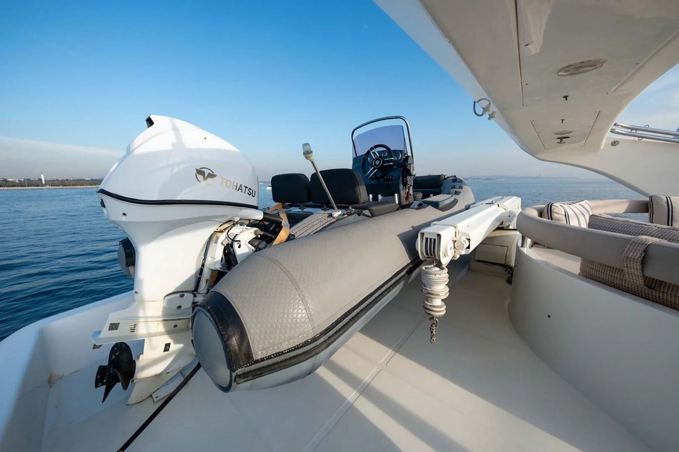 a boat on the water aboard STELLINA Yacht for Sale