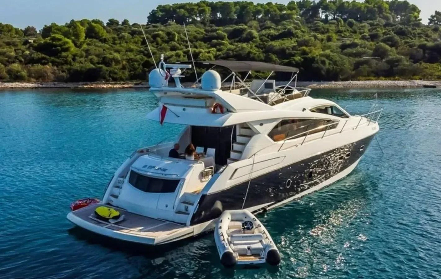 a boat on the water aboard 2 DRUNK Yacht for Sale