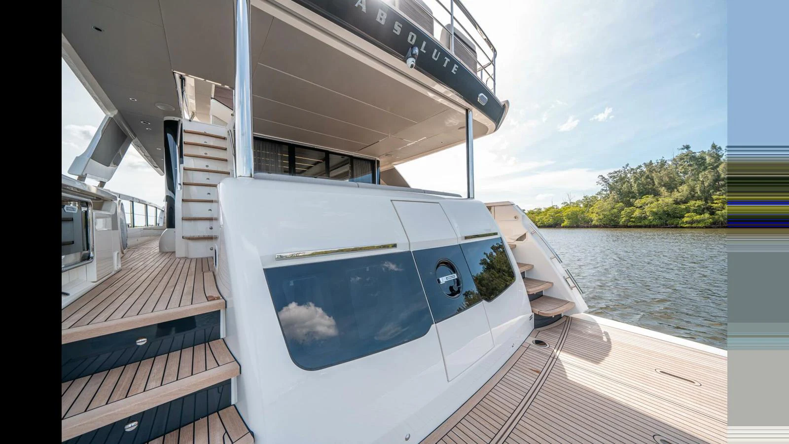 a boat on a body of water aboard OUR TRADE Yacht for Sale