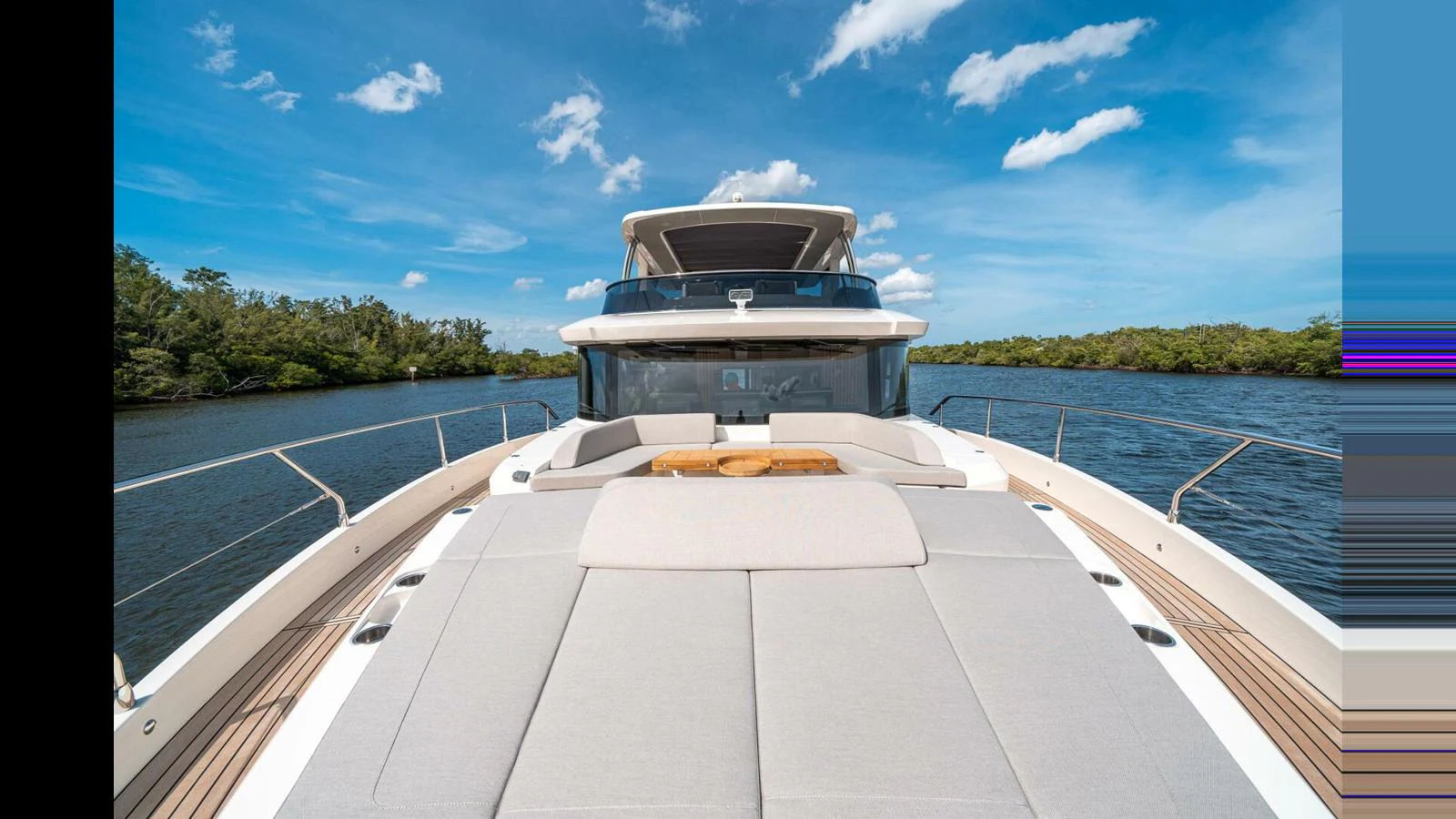 a boat on a body of water aboard OUR TRADE Yacht for Sale