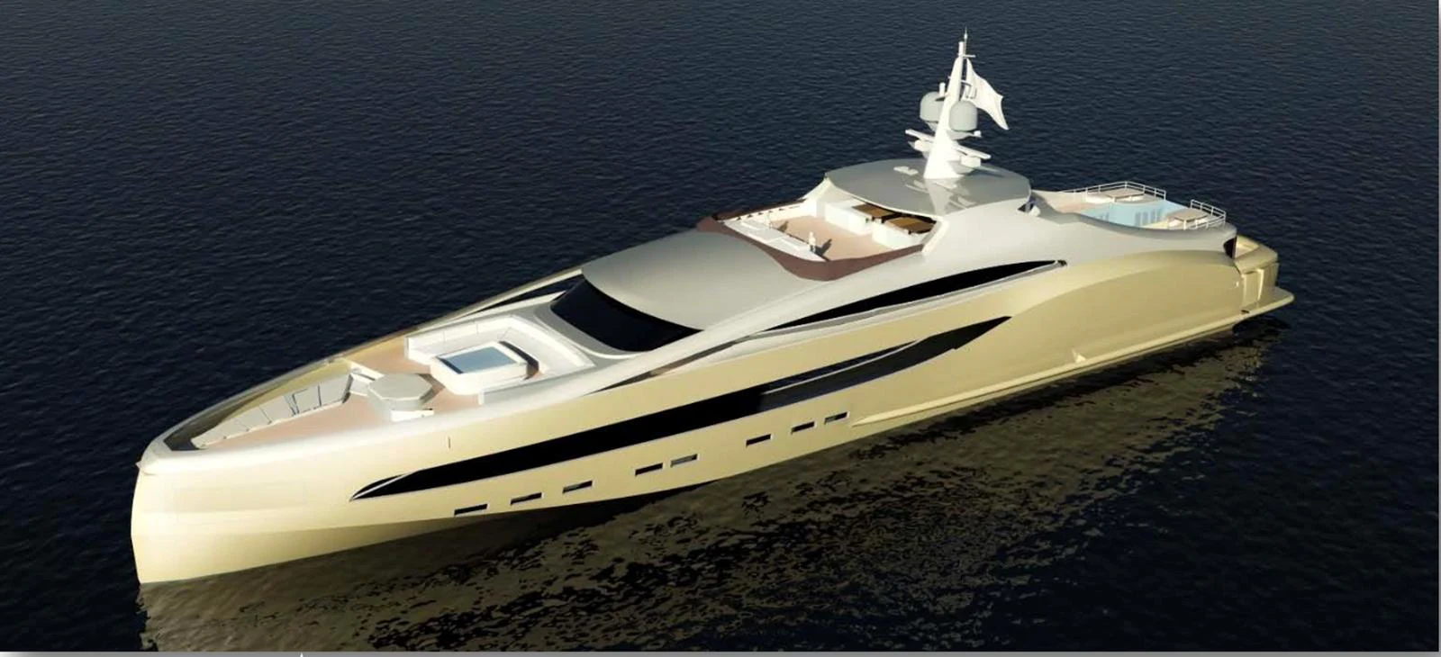 A sleek and modern yacht glides gracefully on calm waters, showcasing its elegant design and luxurious amenities. aboard THE SEABULL 220 Yacht for Sale
