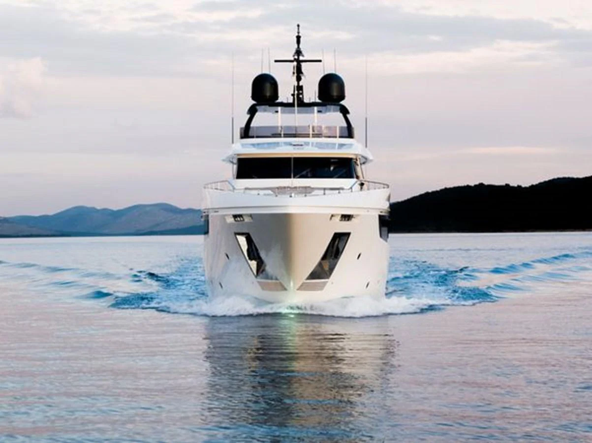 a boat on the water aboard SK Yacht for Sale