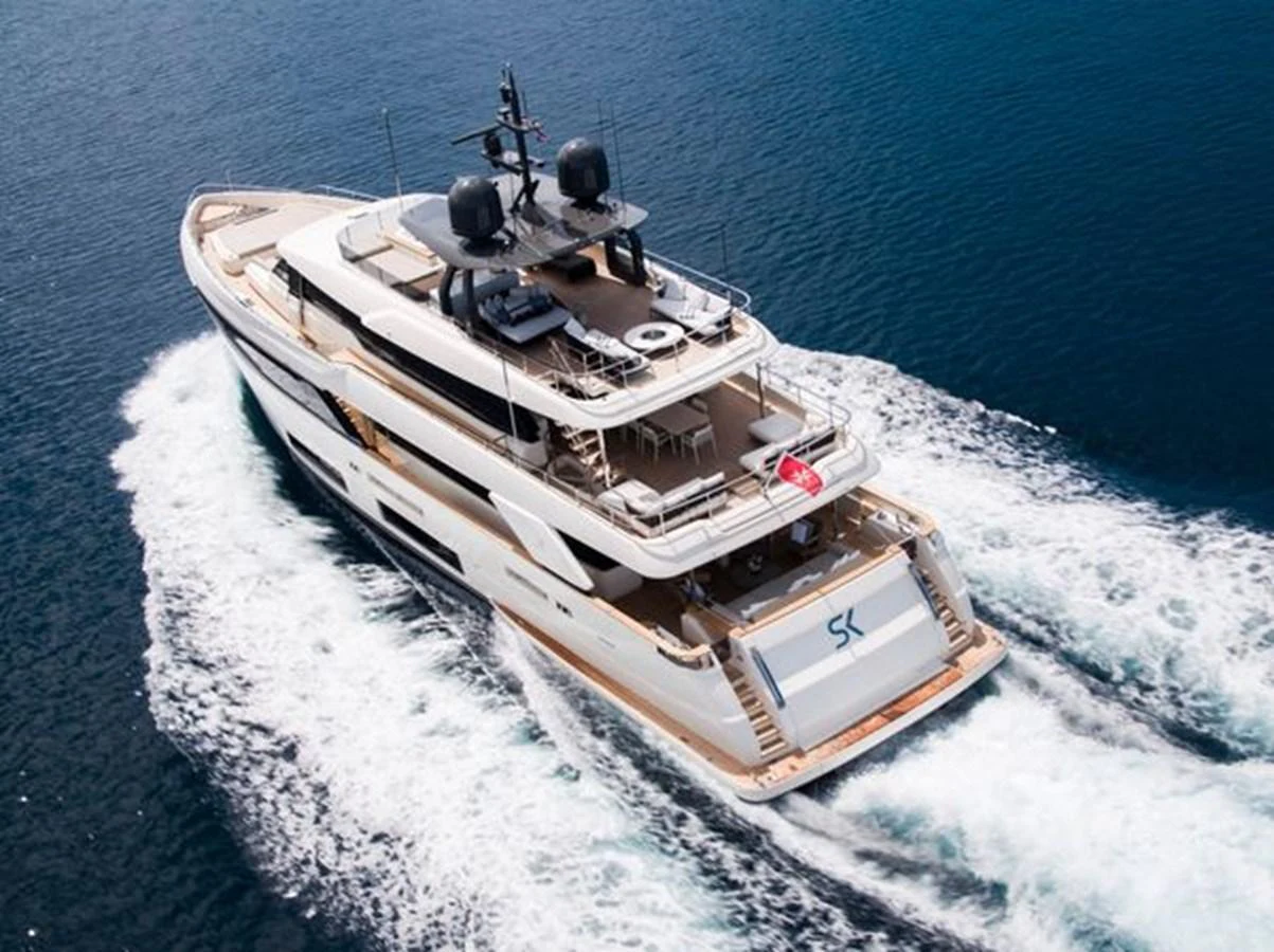 a ship on the water aboard SK Yacht for Sale