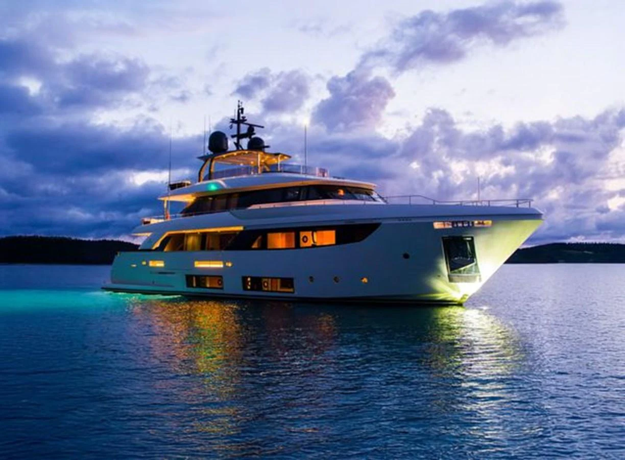 a boat on the water aboard SK Yacht for Sale