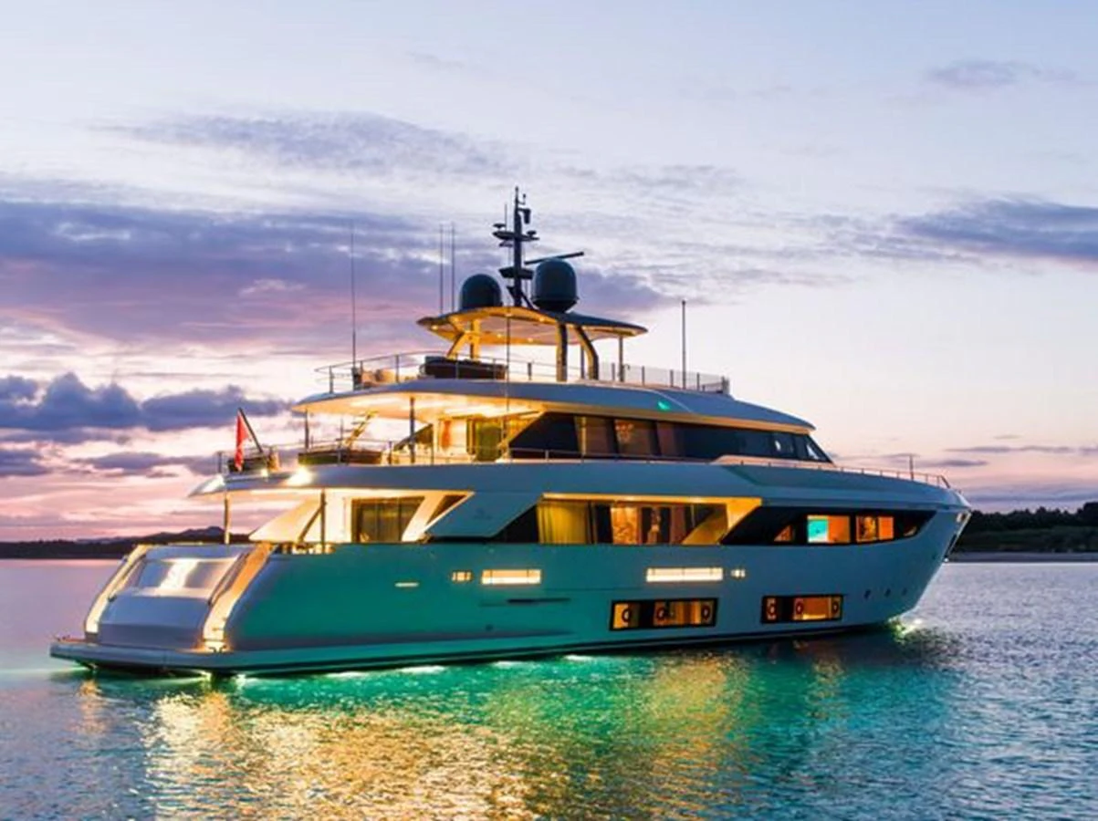 a boat on the water aboard SK Yacht for Sale