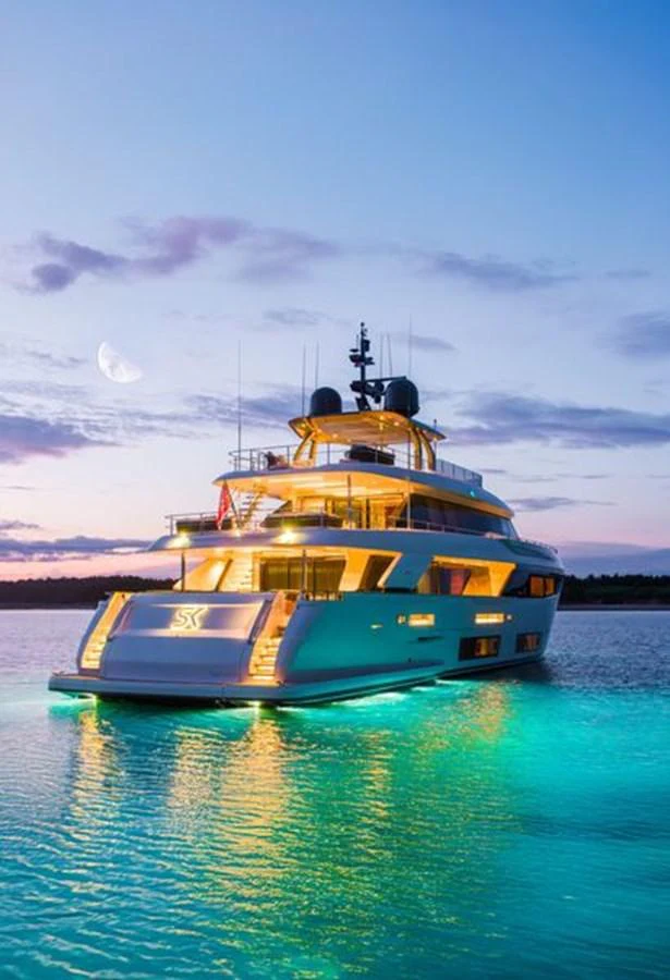 a boat on the water aboard SK Yacht for Sale