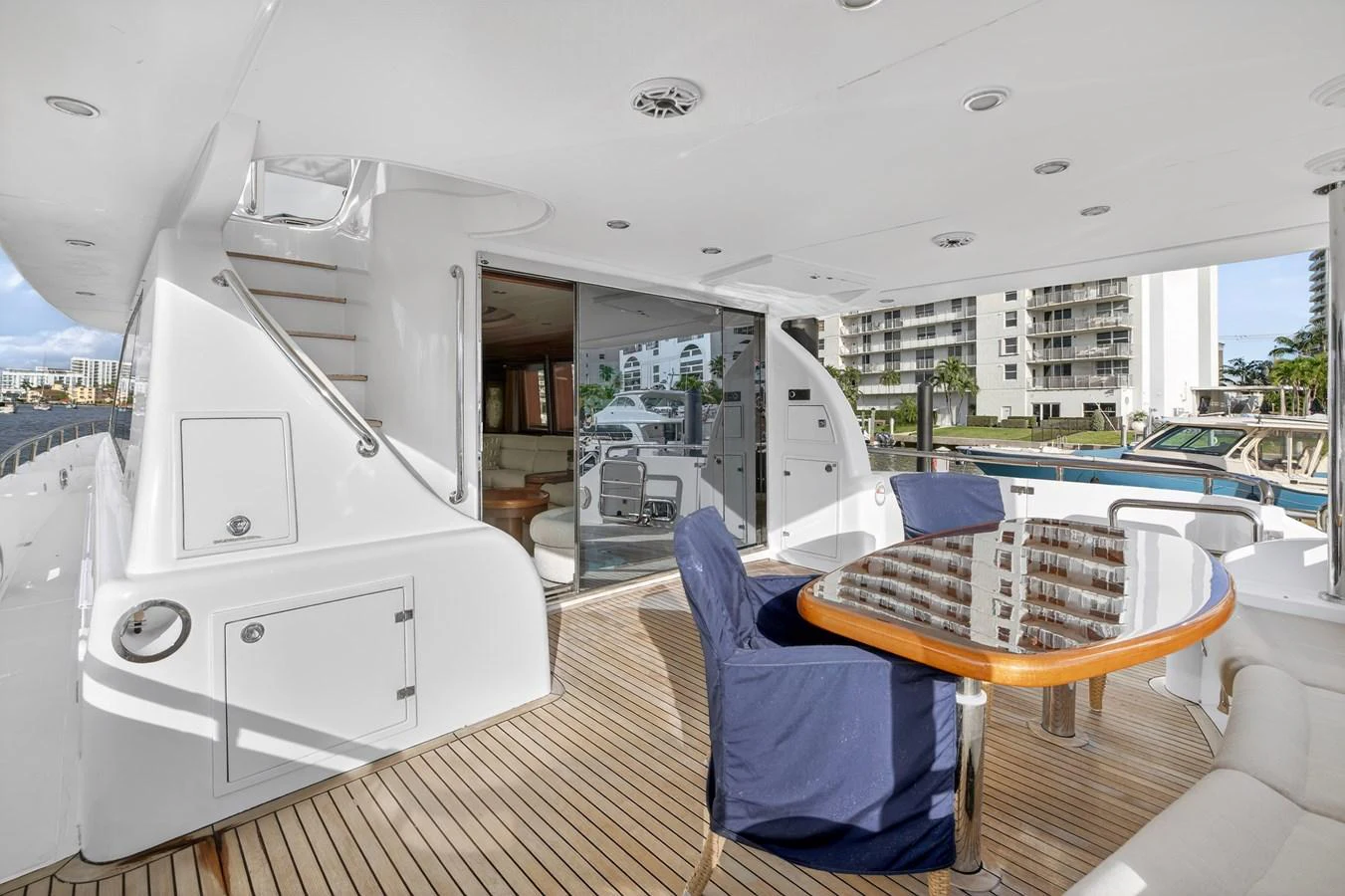 inside of a boat aboard ARLENE Yacht for Sale