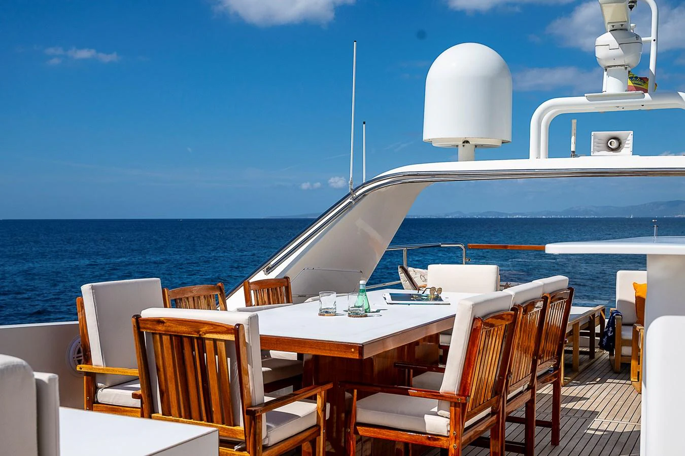 a boat on the water aboard AXEBT Yacht for Sale