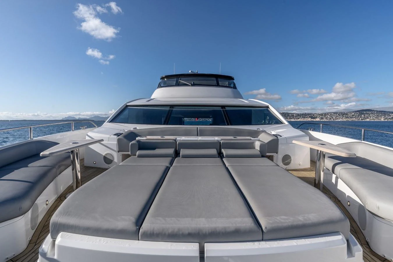 a boat on a boat aboard AURELIUS Yacht for Sale