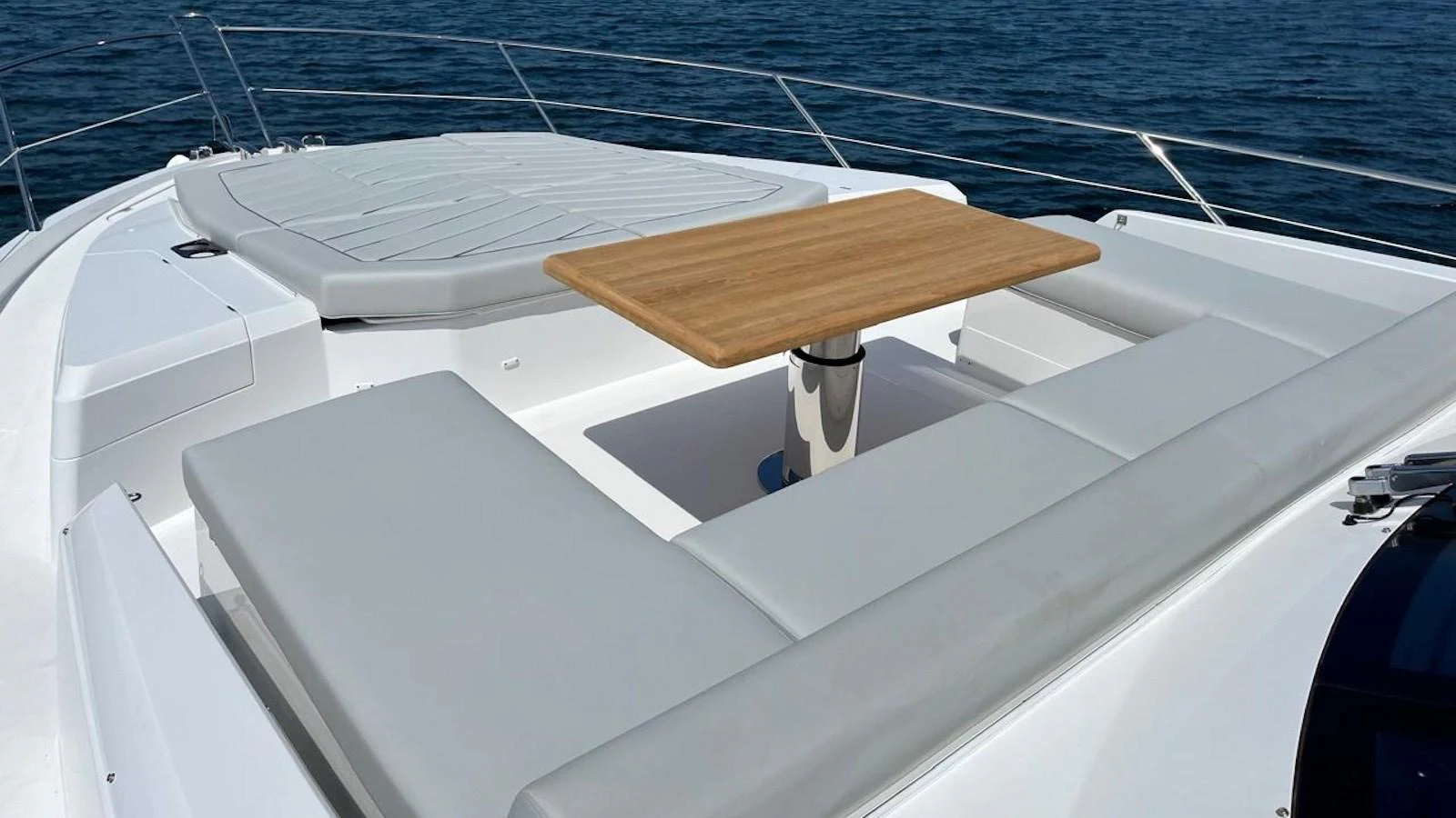a wooden board on a boat aboard GIOIA Yacht for Sale