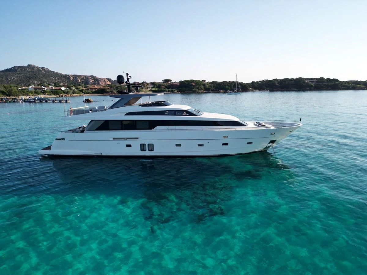 a boat in the water aboard AMAN - SL96 Yacht for Sale