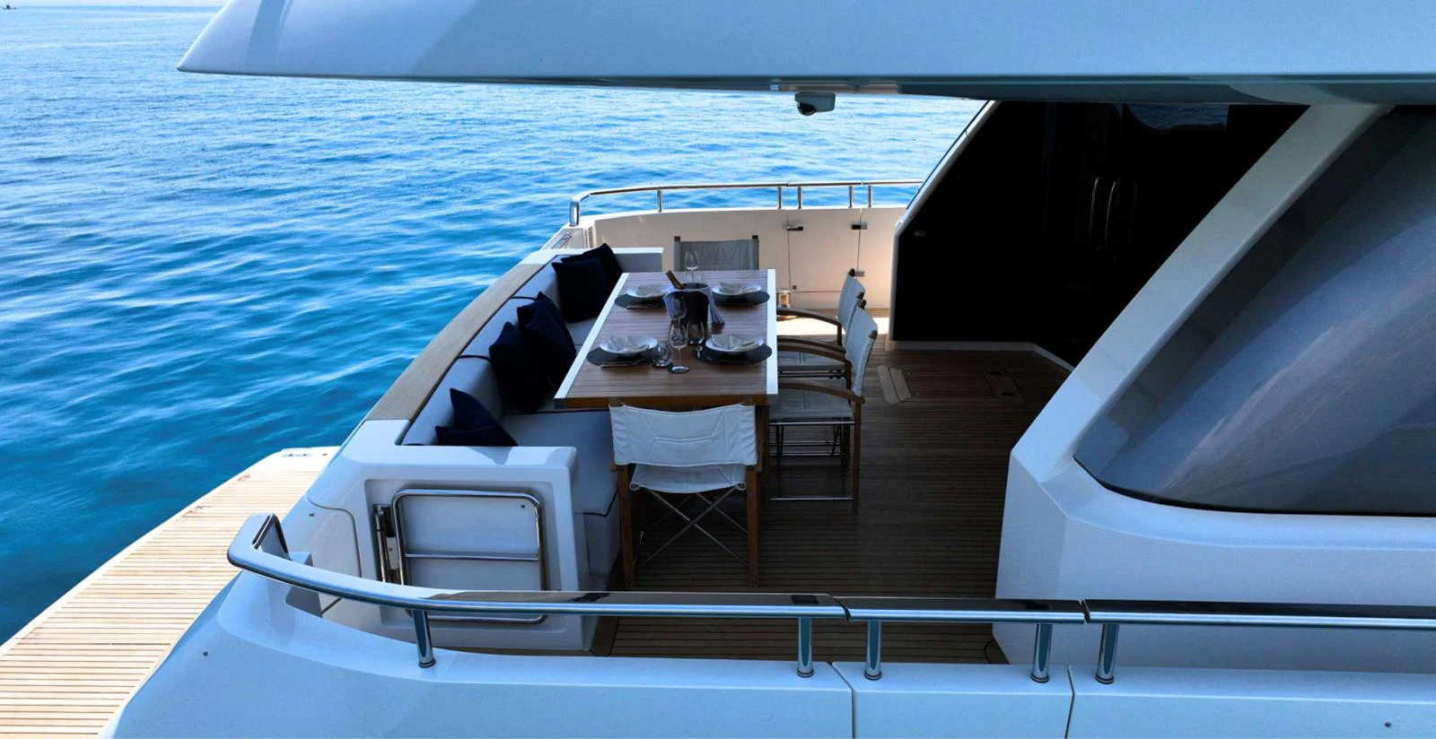 a boat on the water aboard AMAN - SL96 Yacht for Sale
