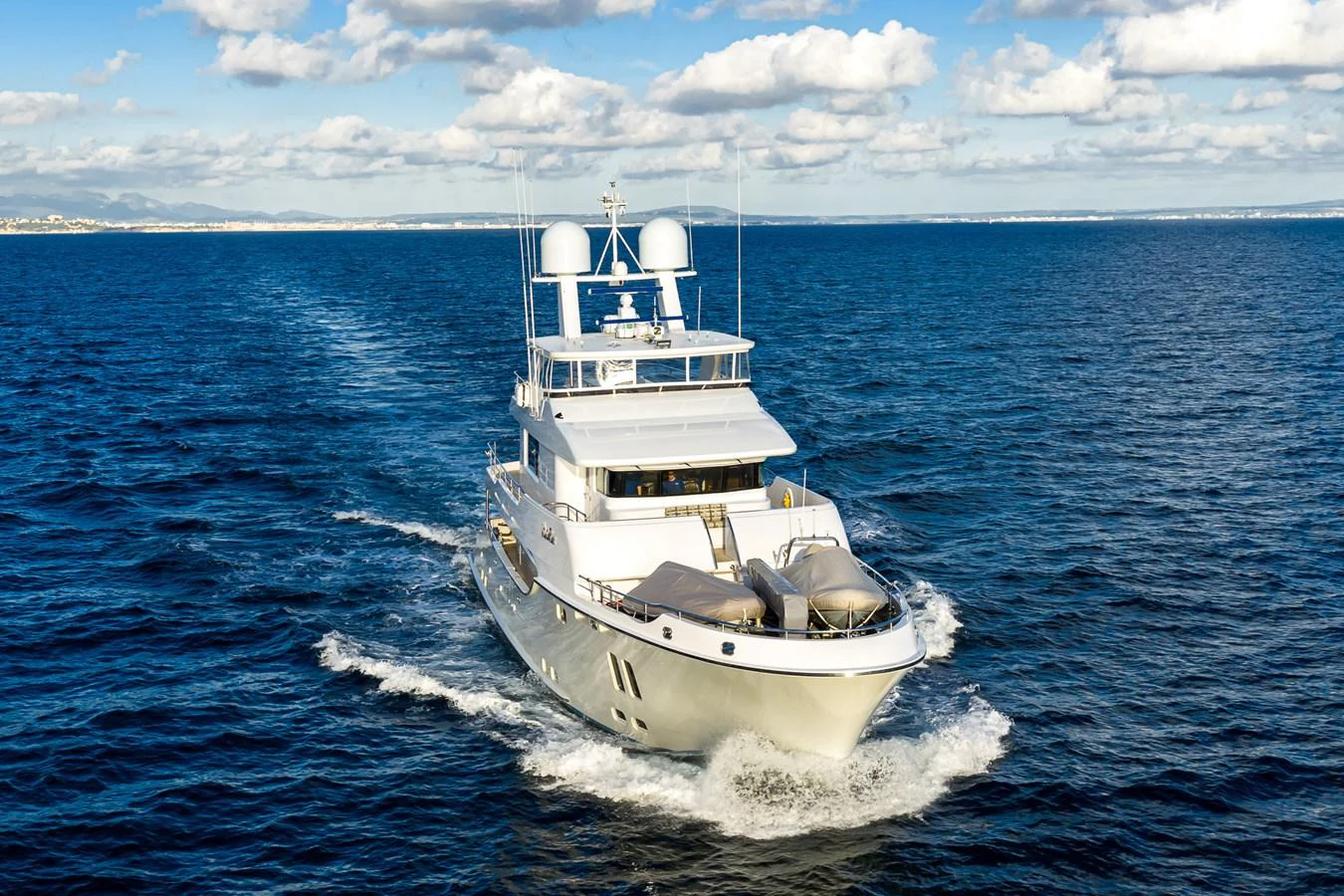 a boat on the water aboard VIVIERAE II Yacht for Sale