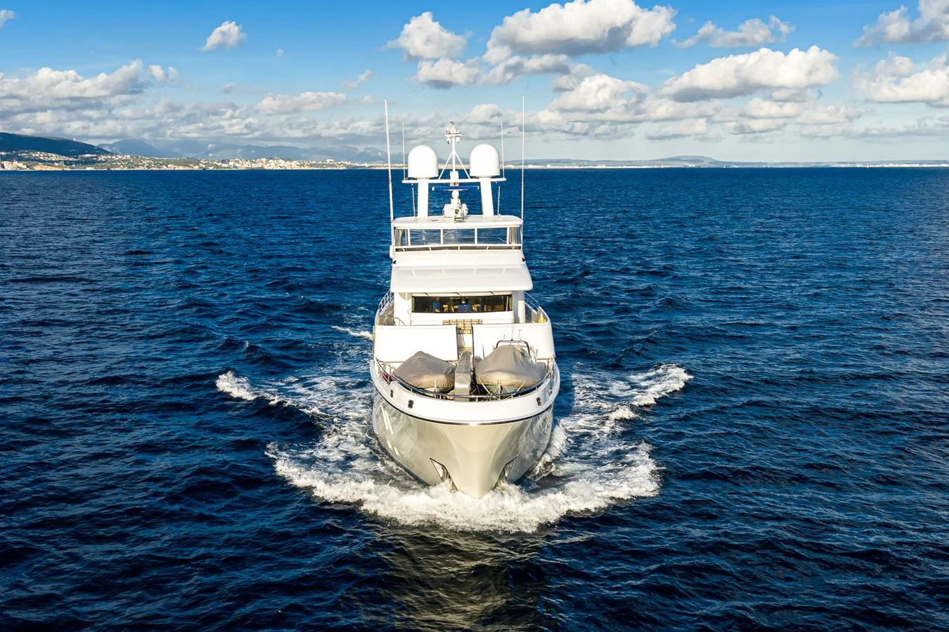 a boat on the water aboard VIVIERAE II Yacht for Sale