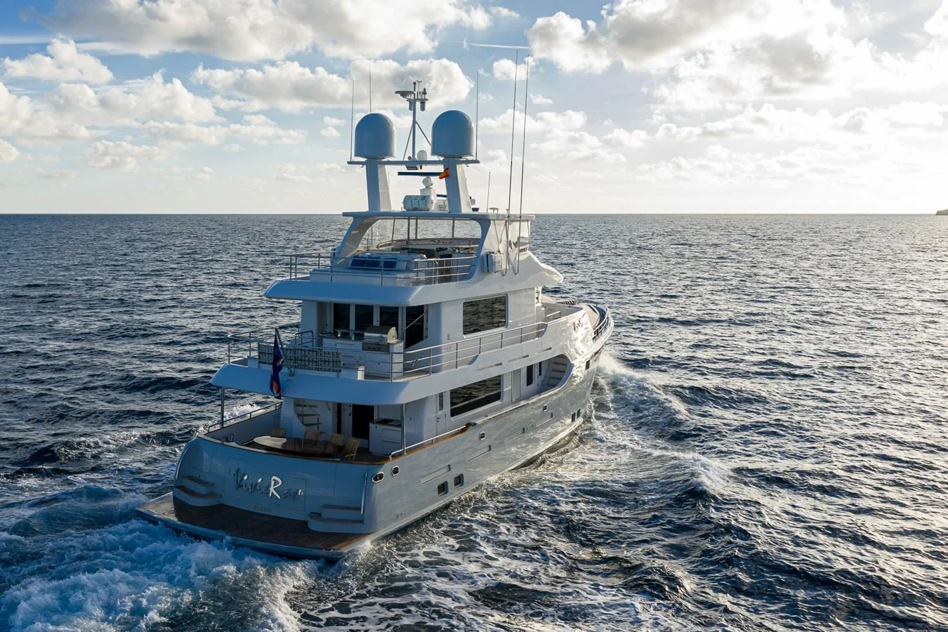 a boat on the water aboard VIVIERAE II Yacht for Sale
