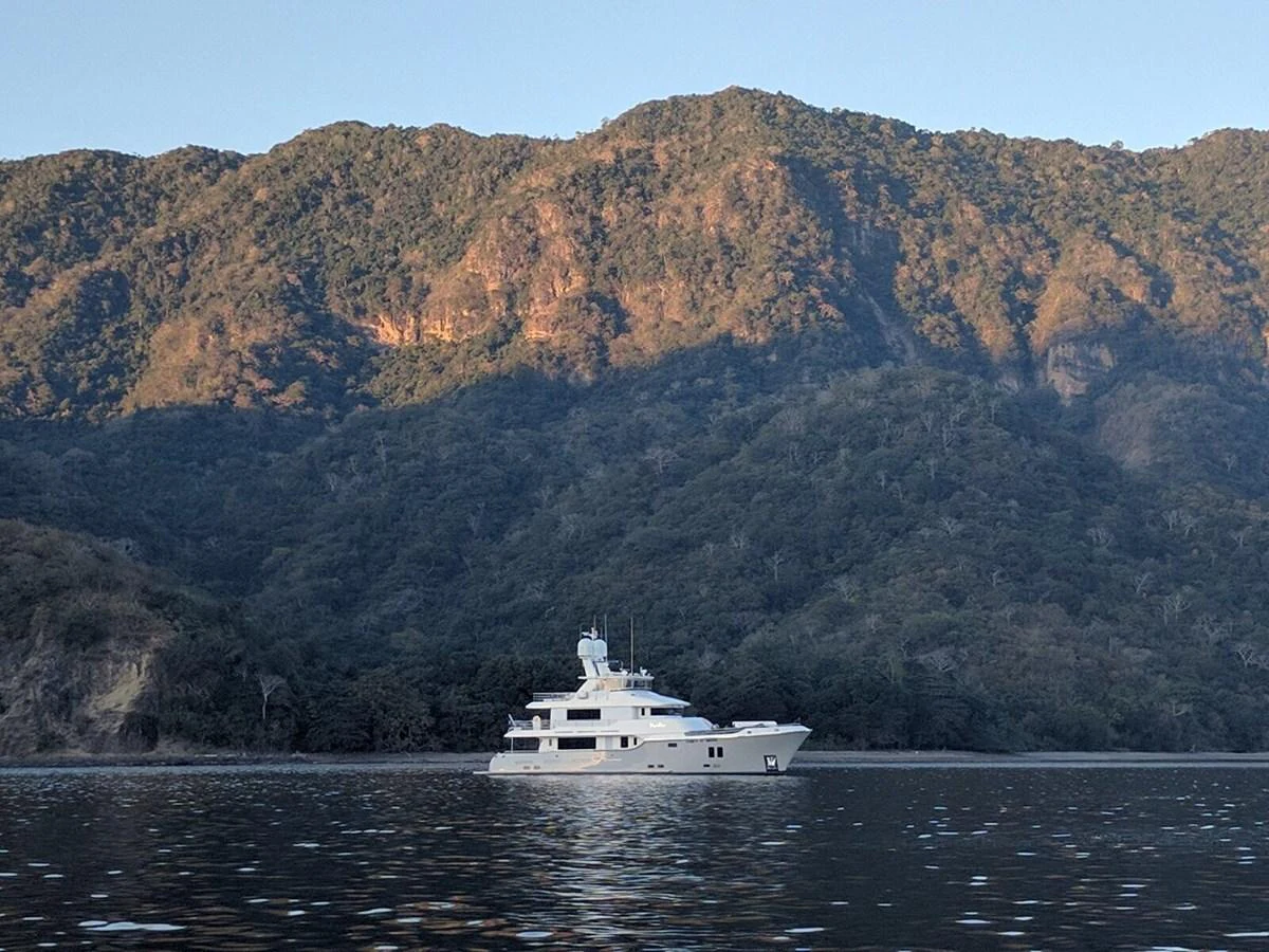 a boat on the water aboard VIVIERAE II Yacht for Sale