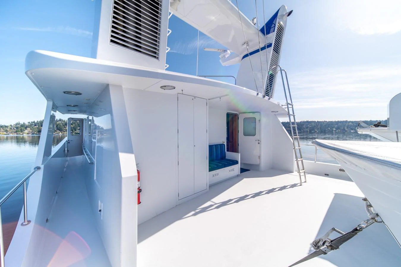 a boat on the water aboard ESCAPE OF LONDON Yacht for Sale
