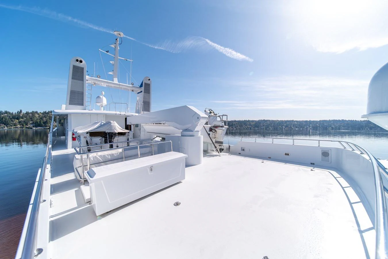 a boat on a body of water aboard ESCAPE OF LONDON Yacht for Sale