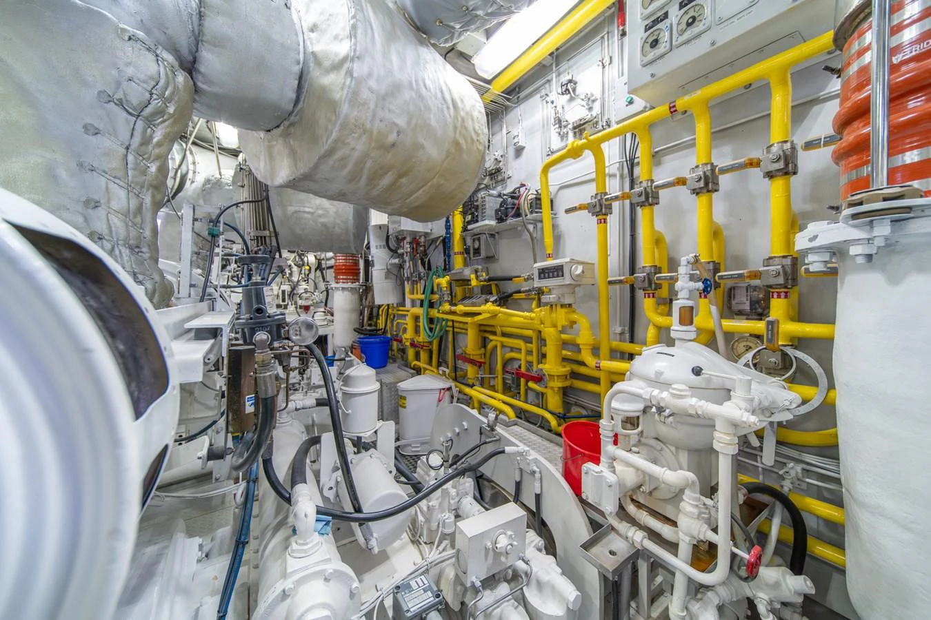 close-up of a machine aboard ESCAPE OF LONDON Yacht for Sale