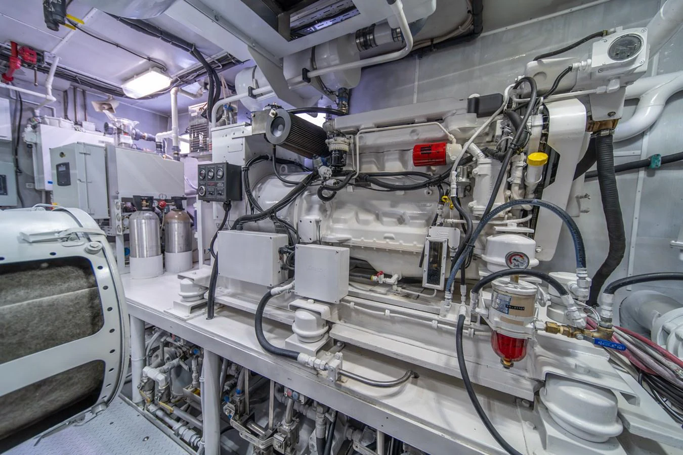 a close-up of a machine aboard ESCAPE OF LONDON Yacht for Sale