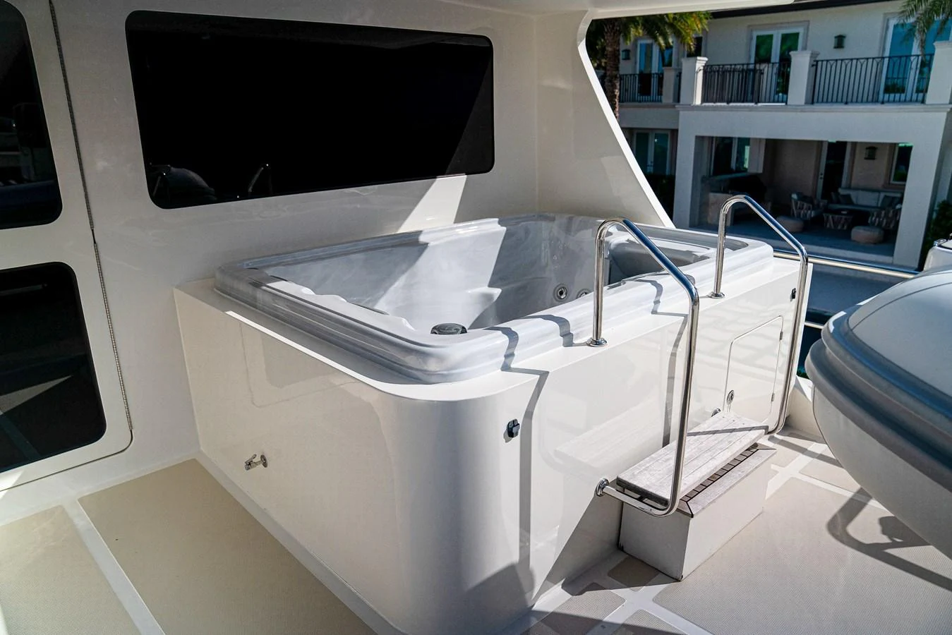 a white machine with a vent aboard TOP TIMES Yacht for Sale
