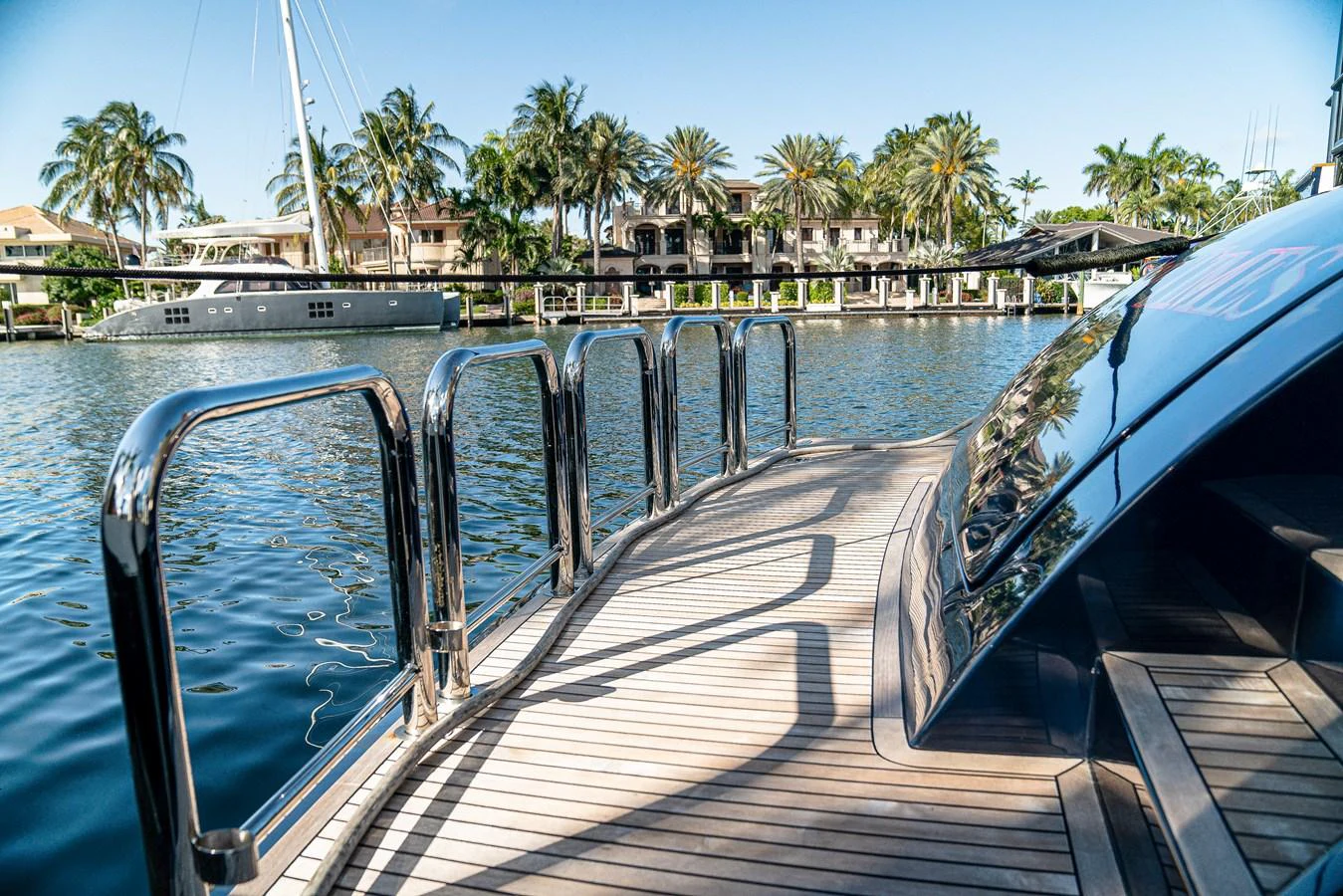 a dock with a boat on it aboard TOP TIMES Yacht for Sale
