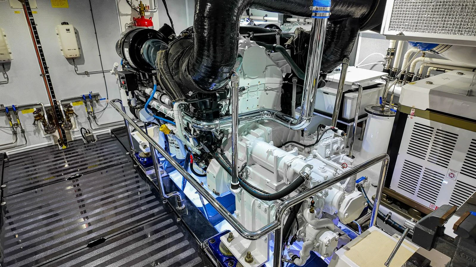 a machine with wires aboard TOP TIMES Yacht for Sale