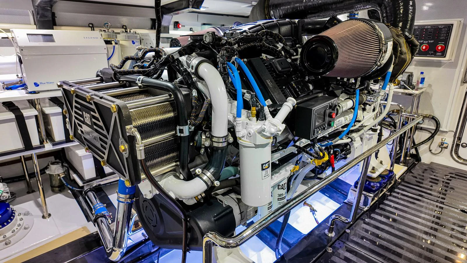 a machine with wires aboard TOP TIMES Yacht for Sale