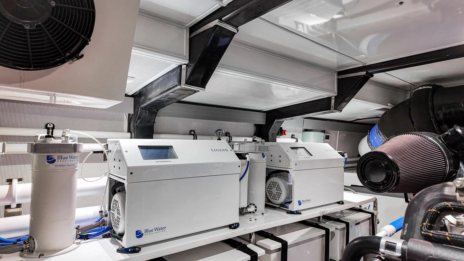 a machine in a factory aboard TOP TIMES Yacht for Sale