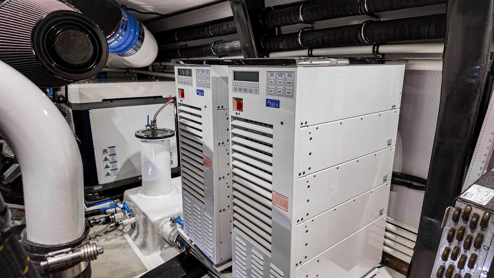 a machine with a large display aboard TOP TIMES Yacht for Sale