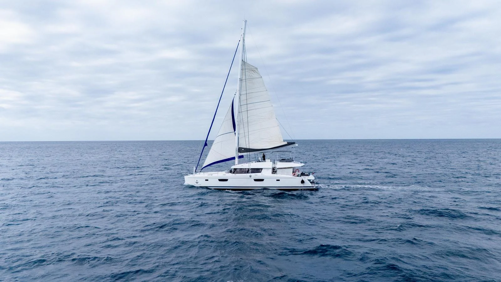 a boat in the water aboard TRUE STORY Yacht for Sale