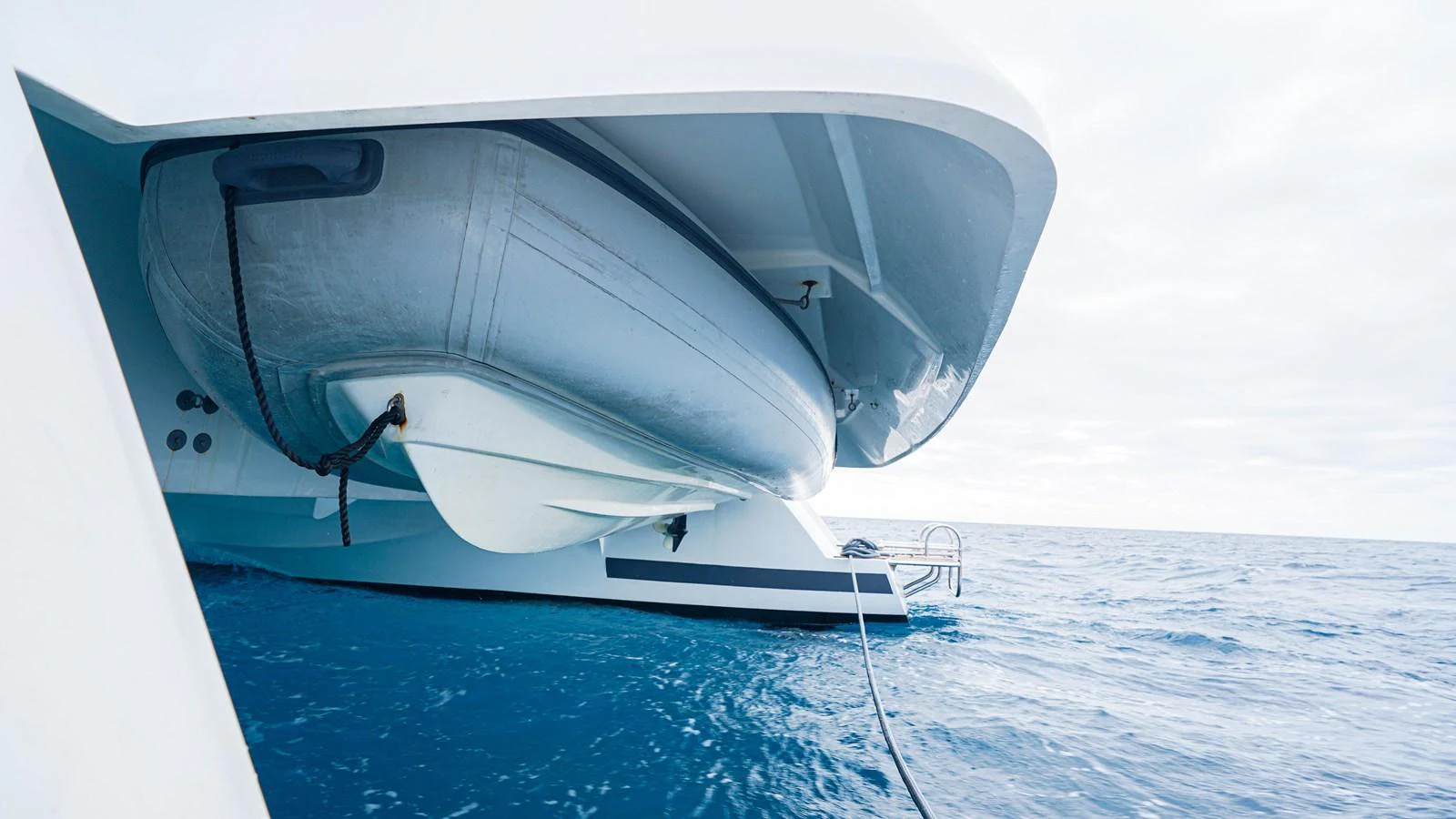 a boat in the water aboard TRUE STORY Yacht for Sale