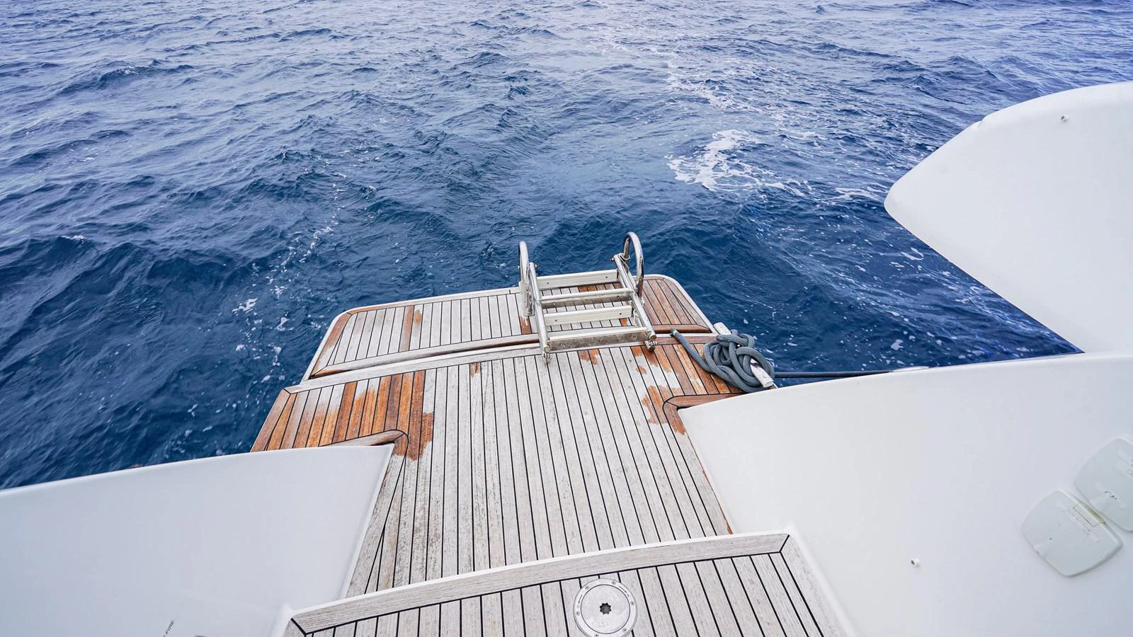 a boat on the water aboard TRUE STORY Yacht for Sale