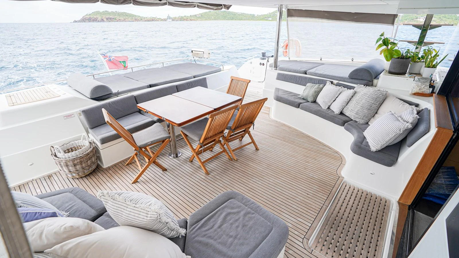 a boat on the water aboard TRUE STORY Yacht for Sale
