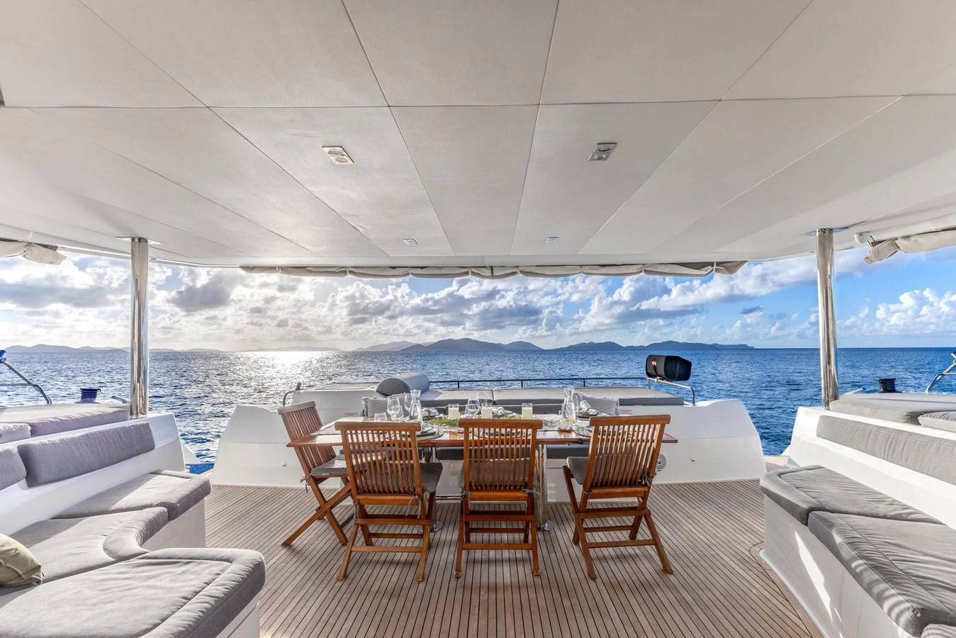 a boat on the water aboard TRUE STORY Yacht for Sale