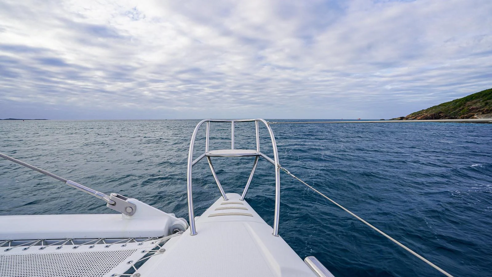 a boat on the water aboard TRUE STORY Yacht for Sale