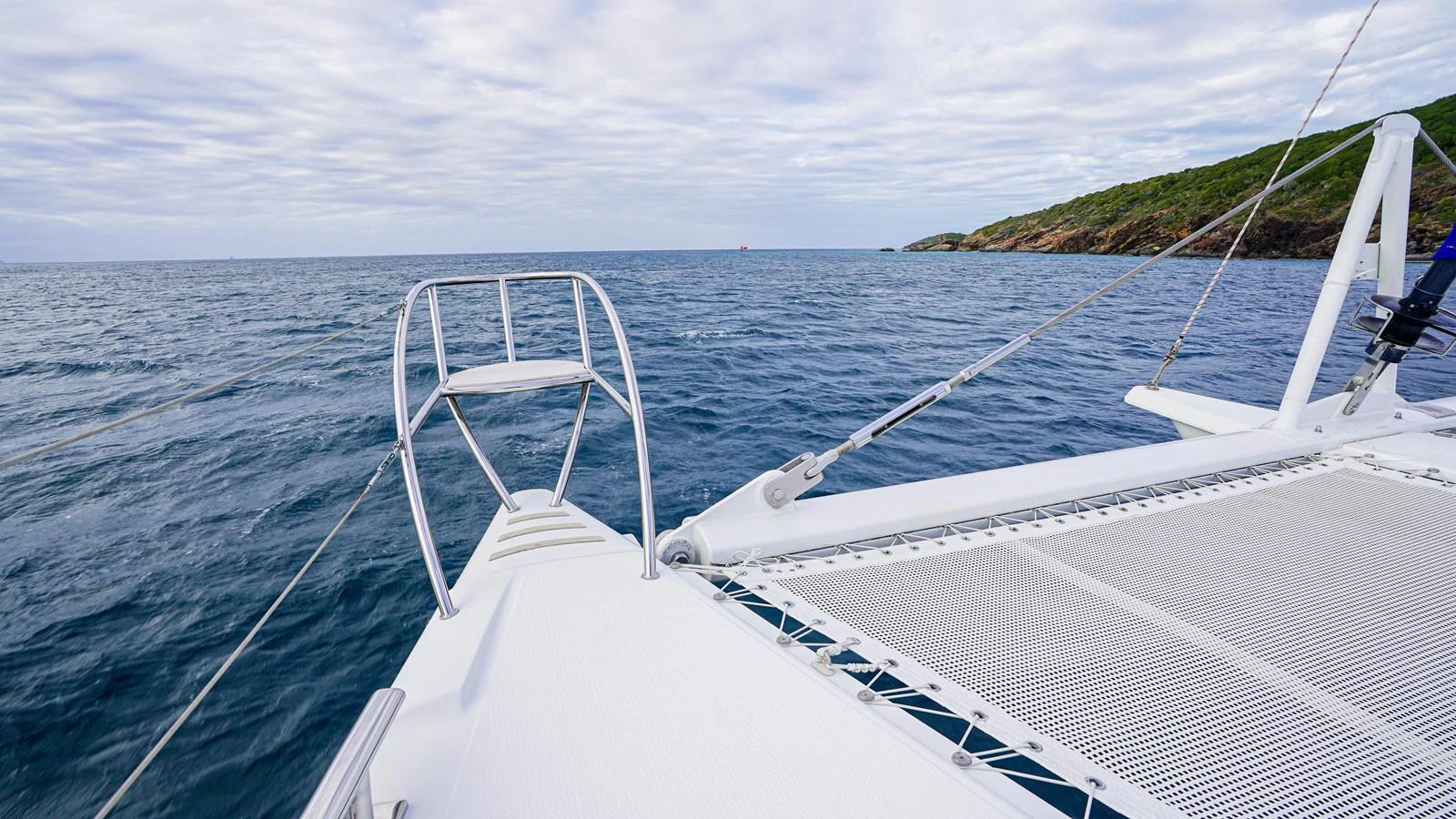 a boat on the water aboard TRUE STORY Yacht for Sale
