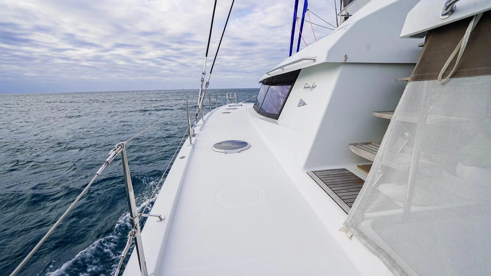 a boat on the water aboard TRUE STORY Yacht for Sale