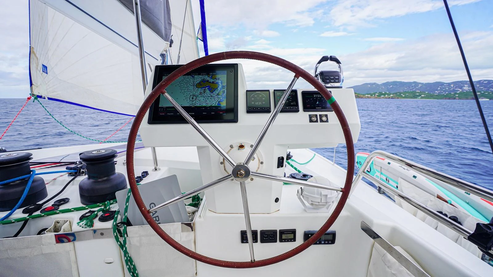 a boat on the water aboard TRUE STORY Yacht for Sale