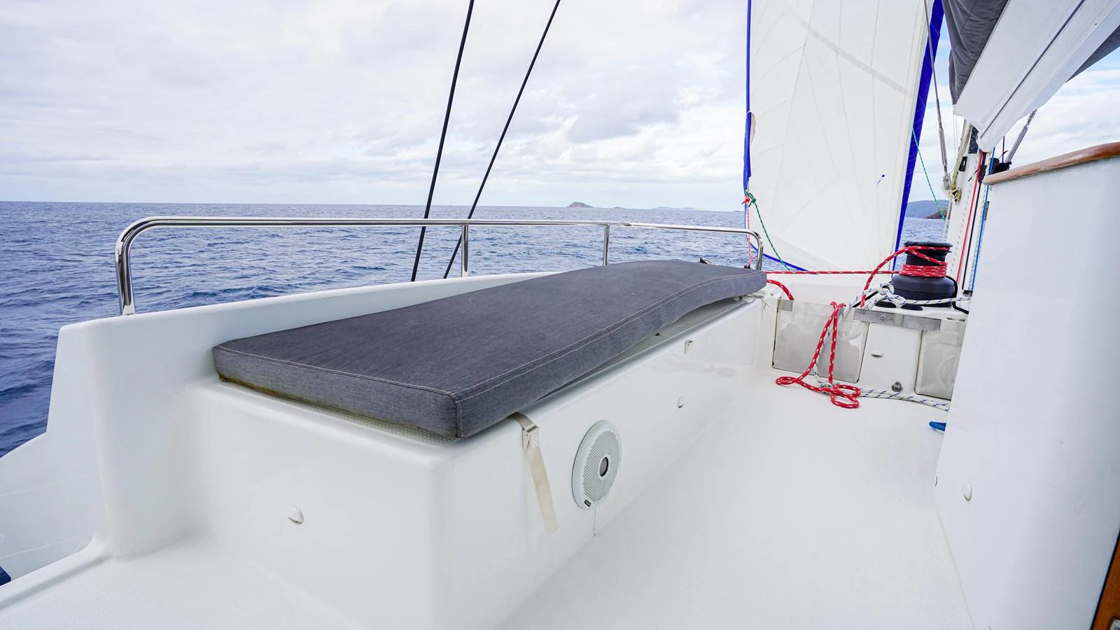 a boat on the water aboard TRUE STORY Yacht for Sale