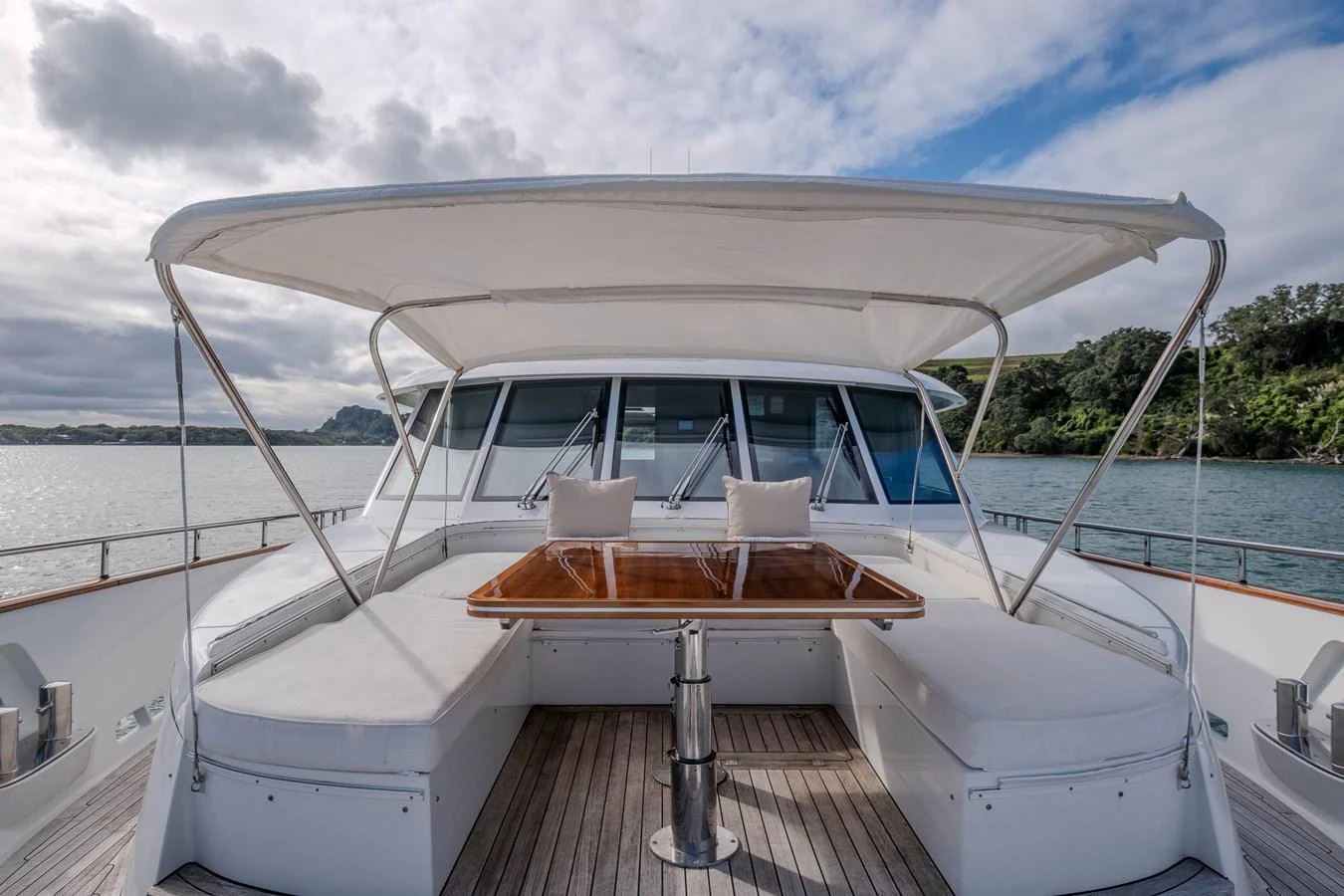 a boat on the water aboard MAHALO Yacht for Sale